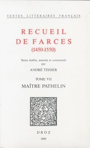 Téléchargez le livre :  Recueil de farces (1450-1550)