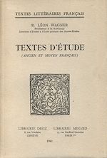 Télécharger le livre :  Textes d'étude