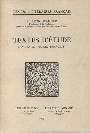 Téléchargez le livre :  Textes d'étude