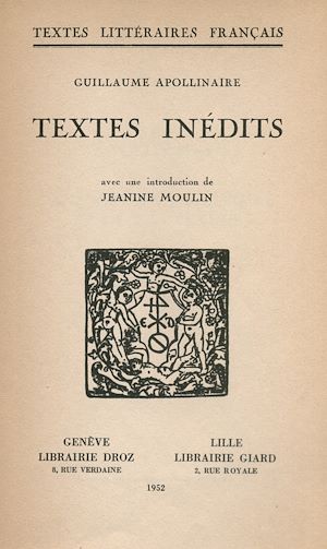 Téléchargez le livre :  Textes inédits