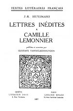 Télécharger le livre :  Lettres inédites à Camille Lemonnier