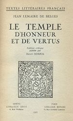 Télécharger le livre :  Le Temple d'Honneur et de Vertus