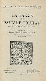 Télécharger le livre :  La Farce du pauvre Jouhan