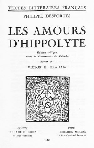 Téléchargez le livre :  Les Amours d'Hippolyte