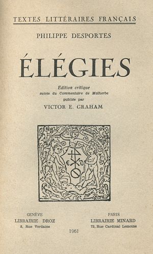 Téléchargez le livre :  Elégies