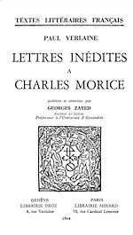 Télécharger le livre :  Lettres inédites à Charles Morice