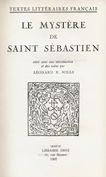 Télécharger le livre :  Le Mystère de Saint Sébastien
