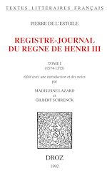 Télécharger le livre :  Registre-journal du règne de Henri III