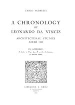 Télécharger le livre :  A Chronology of Leonardo da Vinci's Architectural studies after 1500 ; in appendix : a Letter to Pope Leo X on the Architecture of Ancient Rome