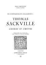 Télécharger le livre :  Un Contemporain d'Elisabet 1 : Thomas Sackville, l'homme et l'œuvre