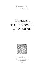 Télécharger le livre :  Erasmus, the Growth of a Mind