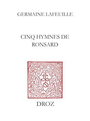 Téléchargez le livre :  Cinq hymnes de Ronsard