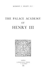 Télécharger le livre :  The Palace Academy of Henry III