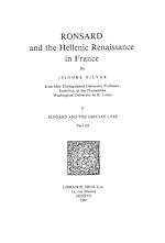 Télécharger le livre :  Ronsard and the Hellenic Renaissance in France