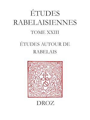 Téléchargez le livre :  Etudes autour de Rabelais