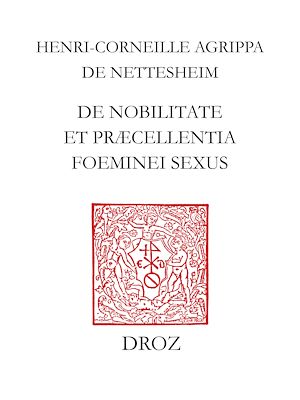 Téléchargez le livre :  De nobilitate et præcellentia fœminei sexus