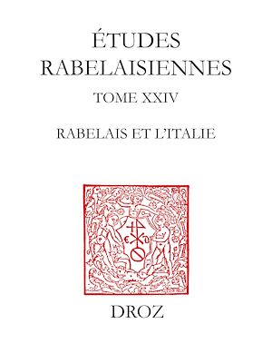 Téléchargez le livre :  Rabelais et l'Italie