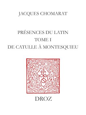Téléchargez le livre :  Présences du latin