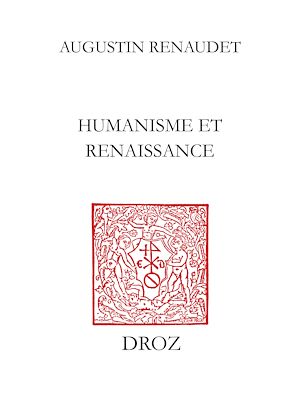 Téléchargez le livre :  Humanisme et Renaissance
