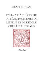 Télécharger le livre :  D'Erasme à Théodore de Bèze