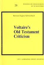 Télécharger le livre :  Voltaire's Old Testament Criticism