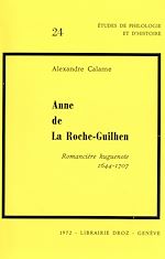 Télécharger le livre :  Anne de La Roche-Guilhen, romancière huguenote (1644-1707)