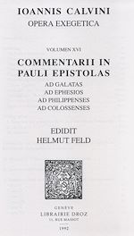 Télécharger le livre :  Commentarii in Pauli epistolas ad Galatas, ad Ephesios, ad Philippenses, ad Colossenses. Series II. Opera exegetica