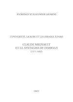 Télécharger le livre :  L'Université, la Robe et la librairie à Paris