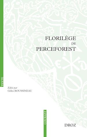 Téléchargez le livre :  Florilège de Perceforest