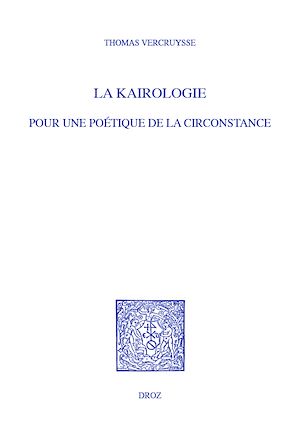 Téléchargez le livre :  La kairologie