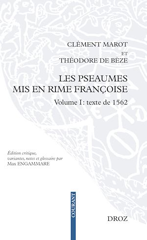 Téléchargez le livre :  Les Pseaumes mis en rime françoise