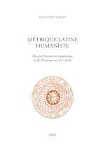 Télécharger le livre :  Métrique latine humaniste