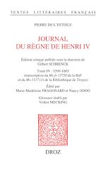 Télécharger le livre :  Journal du règne de Henri IV. Tome IV: 1599-1603