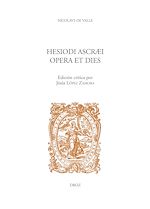 Télécharger le livre :  Hesiodi Ascræi Opera et dies
