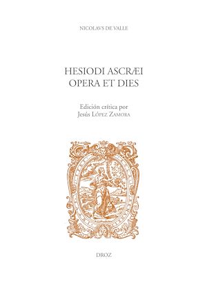 Téléchargez le livre :  Hesiodi Ascræi Opera et dies