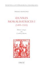 Télécharger le livre :  Œuvres moralisatrices I (1499-1510)