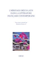 Télécharger le livre :  L'héritage gréco-latin dans la littérature française contemporaine