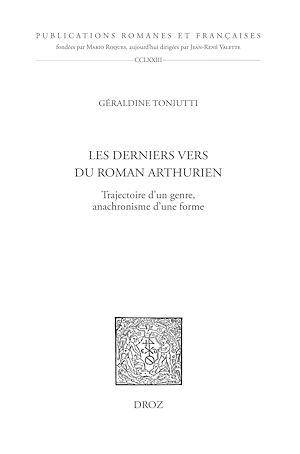 Téléchargez le livre :  Les derniers vers du roman arthurien