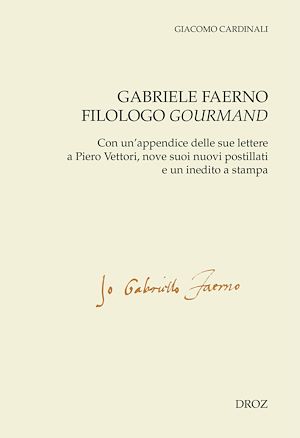 Téléchargez le livre :  Gabriele Faerno filologo gourmand