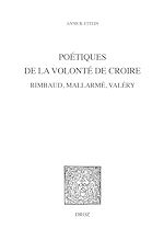 Télécharger le livre :  Poétiques de la volonté de croire