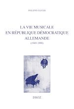 Télécharger le livre :  La vie musicale en République démocratique allemande