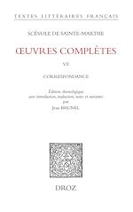 Télécharger le livre :  Œuvres complètes. T. VII