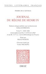 Télécharger le livre :  Journal du règne de Henri IV. Tome V : 1604-1606