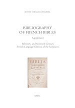 Télécharger le livre :  Bibliography of French Bibles. Supplement