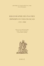 Télécharger le livre :  Bibliographie des Psaumes imprimés en vers français