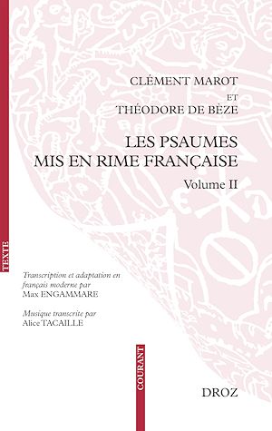 Téléchargez le livre :  Les Psaumes mis en rime française