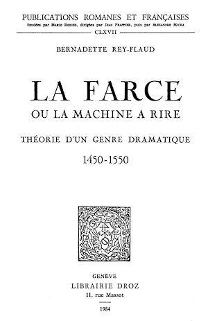 Téléchargez le livre :  La Farce ou la machine à rire