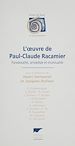 Télécharger le livre :  L'Œuvre de Paul-Claude Racamier