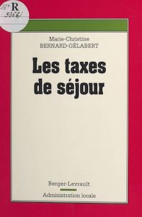 Téléchargez le livre :  Les taxes de séjour