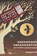 Télécharger le livre :  Sansonnet, Sansonnette